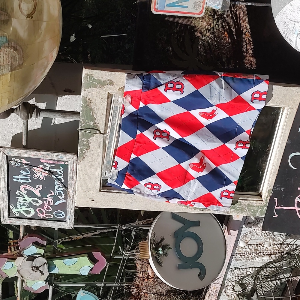 NWT MLB Boston Red Sox argyle skort